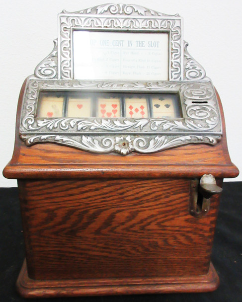Caille 1c Round Top Good Luck Trade Stimulator Machine Circa 1904
