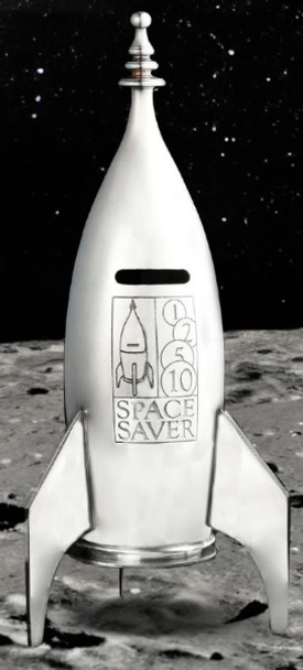 Space Saver Rocket Bank Space Saver Rocket Bank