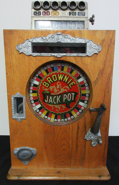Watling 5¢ Brownie Victorian Slot Machine Circa 1908