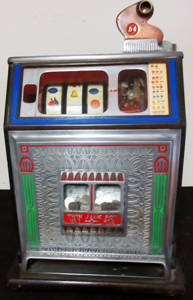 Watling 5c Blue Seal Slot Twin Jackpot, circa 1920