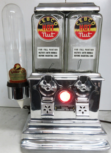 CEBCO Hot Nut 5c Dual Dispenser circa 1930's Fully Restored