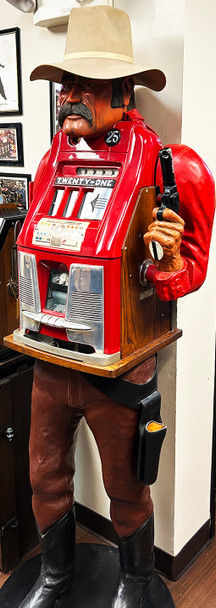 Mills 25c Hand Carved One Armed Bandit Fully Restored