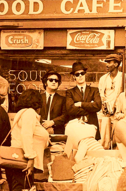 Blue Brothers Metal Sign