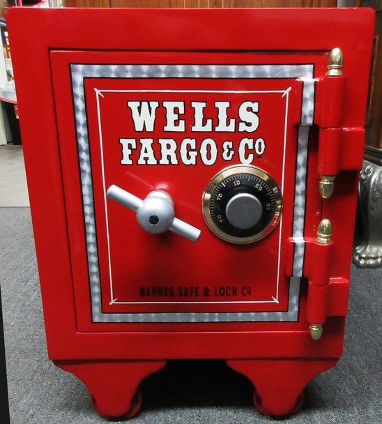 Antique Original Safe fully restored Wells Fargo Theme circa 1890