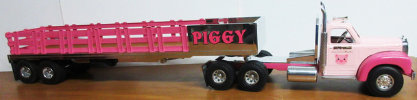 Smith-Miller Piggy Mack Tractor/ Stake Bed Piggy Trailer Pink  limit 25 
