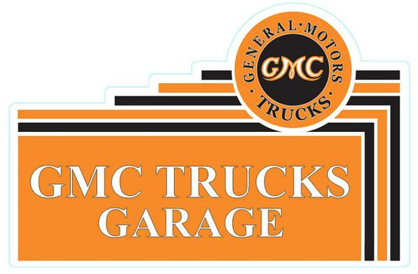 GMC Truck Garage 18" Plasma Cut Metal Sign