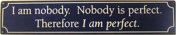 I am nobody