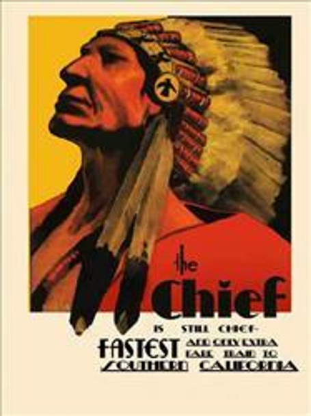 Chief-Southern California Metal Sign