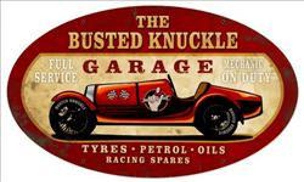 Busted Knuckle Race Car (oval)