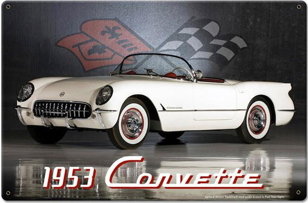 Corvette 1953 Metal Sign