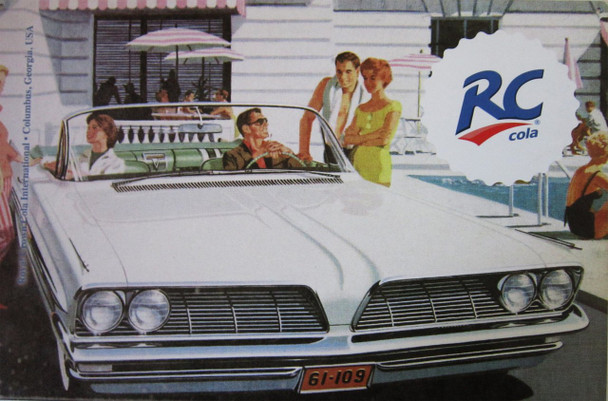 RC Cola Car Metal Sign