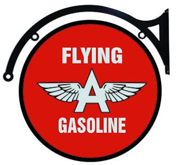 Flying A Gasoline 18" Disc Hanging