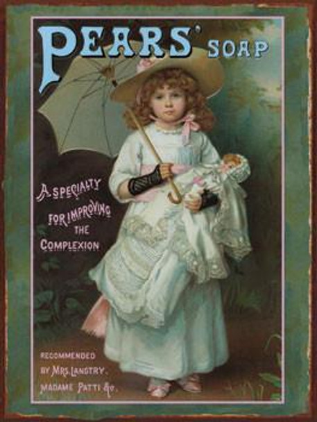 Pear's Soap Metal Sign