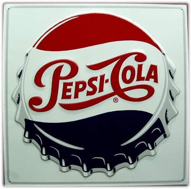 Pepsi-Cola Cap Sign