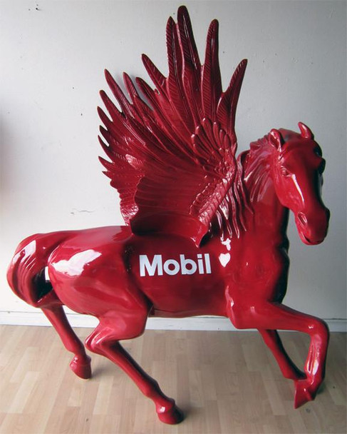 Mobil Pegasus 70" tall by 58"long