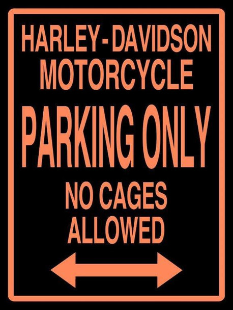 Harley-Davidson Parking Only Metal Sign