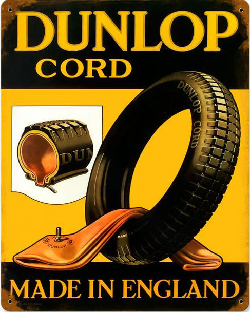 Dunlap Cord Metal Sign