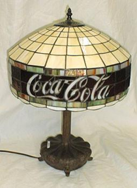 Coca Cola Round Shade Table Lamp