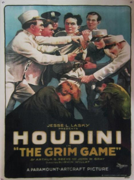 Houdini-Grim Game Metal Sign