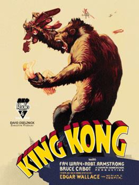 King Kong Metal Sign