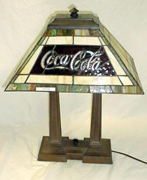 Coca Cola Rectangular Shade Table Lamp