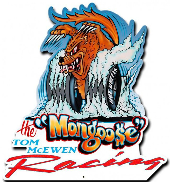 Mongoose Racing Plasma Metal Sign