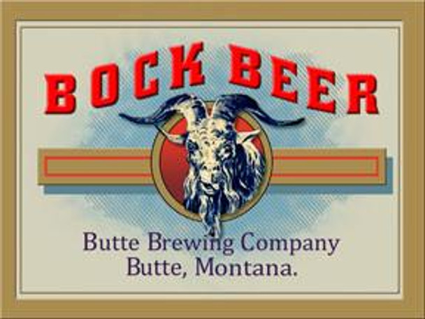 Bock Beer-Butte, Montana