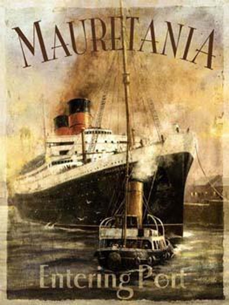 Mauretania Metal Sign