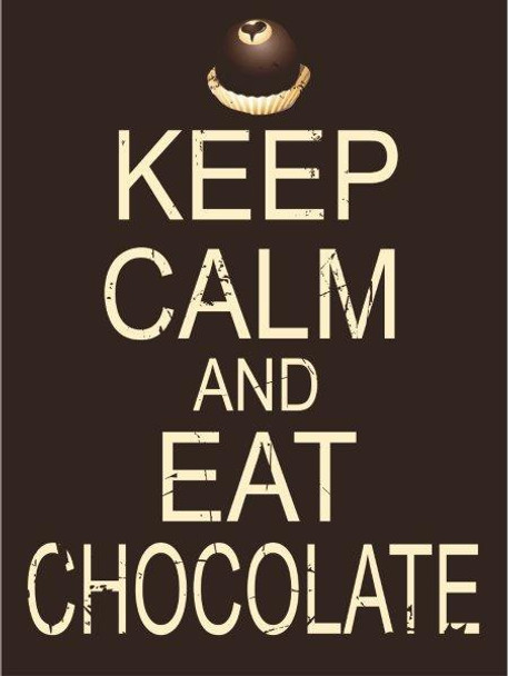Keep Calm-Eat Chocolate