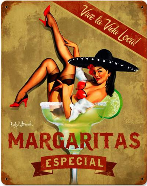 Margaritas Especial Metal Sign