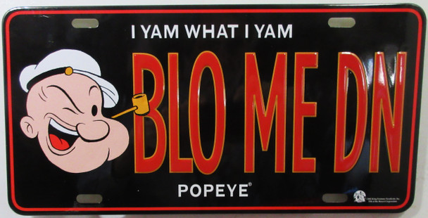 Popeye-BLO ME DN -Plate