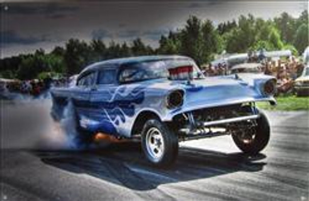 Chevy Blue Flames