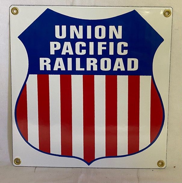 Union Pacific Railroad Porcelain Sign