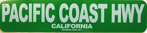 Pacific Coast Hwy Metal Sign