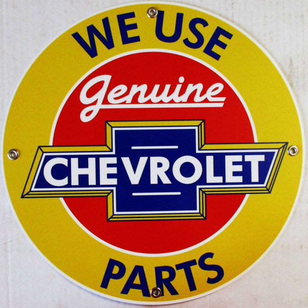 Chevrolet Genuine Parts 12" Round Metal Disc