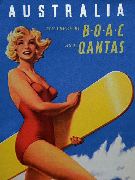 Australia BOAC Qantas Metal Sign Metal Sign