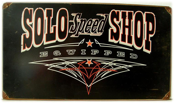 Solo-Speed-Shop (disc) Metal Sign