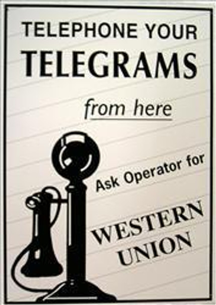 Telephone Telegrams (lots of 6) unit cost $3.33 /8