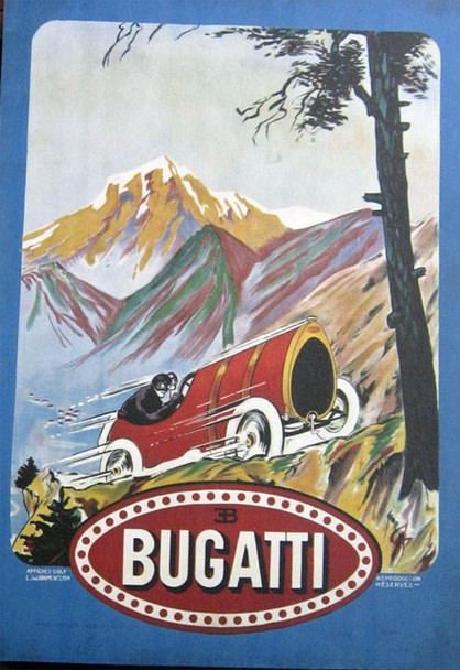 Bugatti Racing Canvas 1