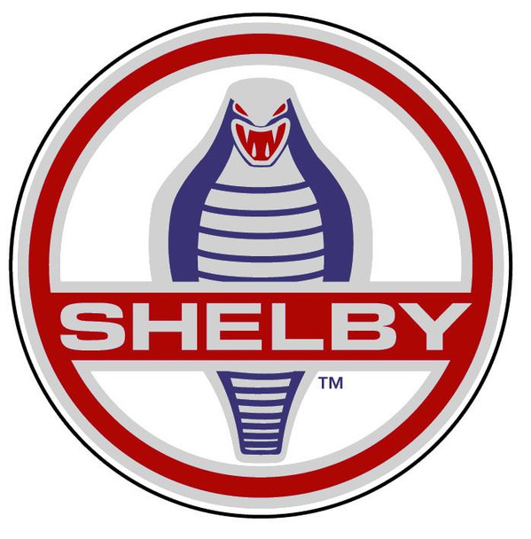SHELBY-22" Round Metal Sign