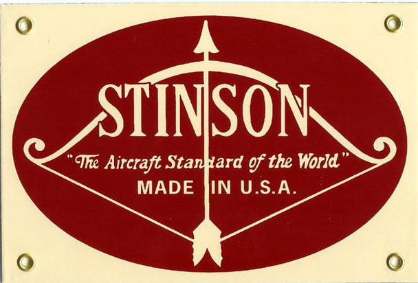 Stinson Porcelain Sign