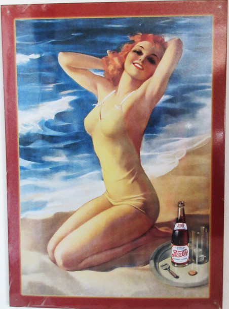 Bathing Beauty Pepsi-Cola Metal Sign