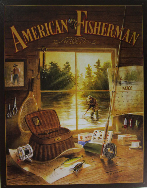 American Fisherman Sign (DISC)