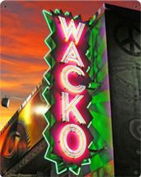 Wacko Metal Sign