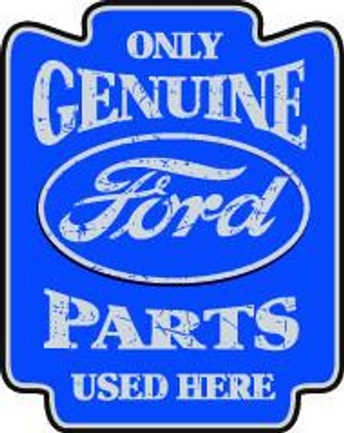 Genuine Ford Parts 18" Plasma Cut Metal Sign