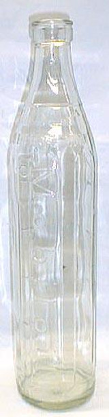 Mobil Quart Glass Oil Bottle