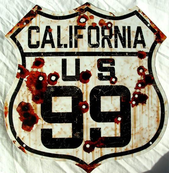 US Route 99 California Rustic