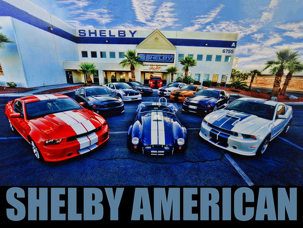 Shelby America Family Metal Sign