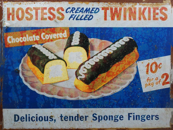 Hostess Twinkies Vintage Style Sign