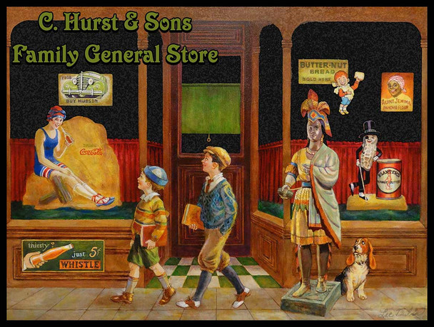 C Hurst and Sons Family  General Store by Lee Dubin